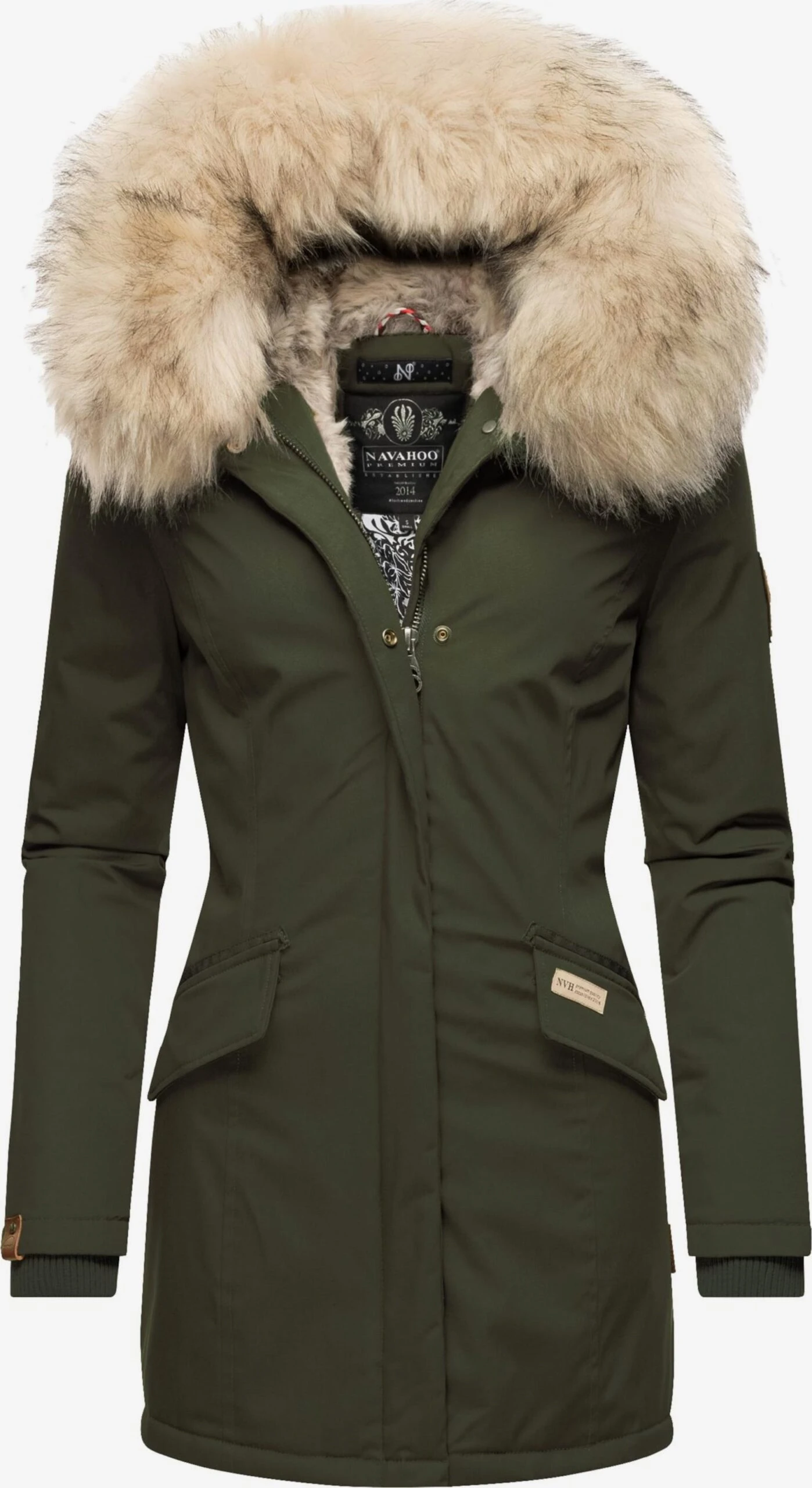 Navahoo Parkas Parka D’hiver Cristal Femme Olive