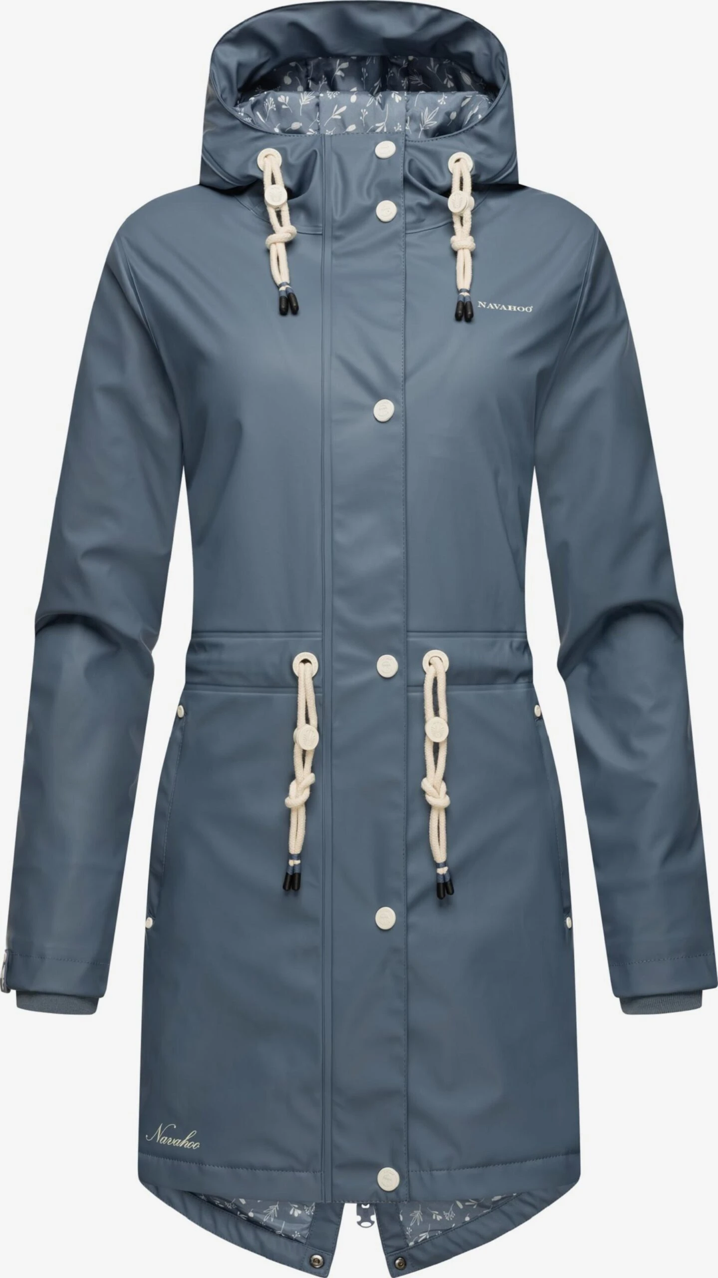 Navahoo Vestes Dextérieur Veste Fonctionnelle Flower Of Ocean Femme Bleu-gris 1 Navahoo Vestes Dextérieur Veste Fonctionnelle Flower Of Ocean Femme Bleu-gris